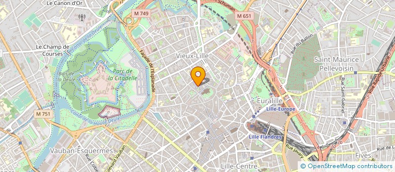 localisation de l'entreprise MADELEINE ESTIENNE à LILLE