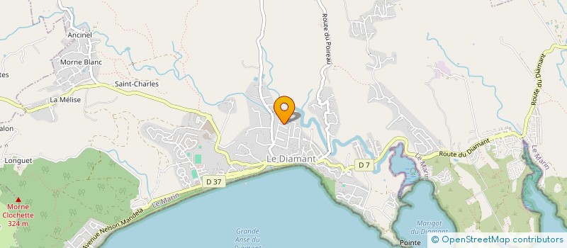 localisation de l'entreprise MADELEINE ET GABRIEL  LE DIAMANT