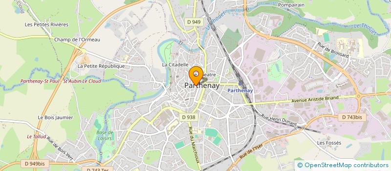 localisation de l'entreprise MADELEINE ET GAUFRETTE à PARTHENAY