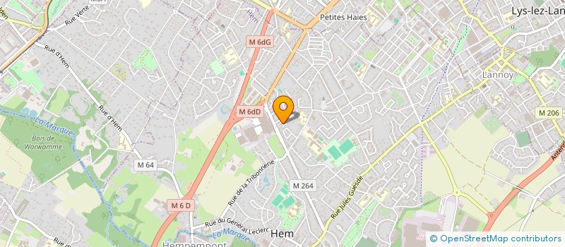 localisation de l'entreprise MADELEINE ET MARIE à HEM