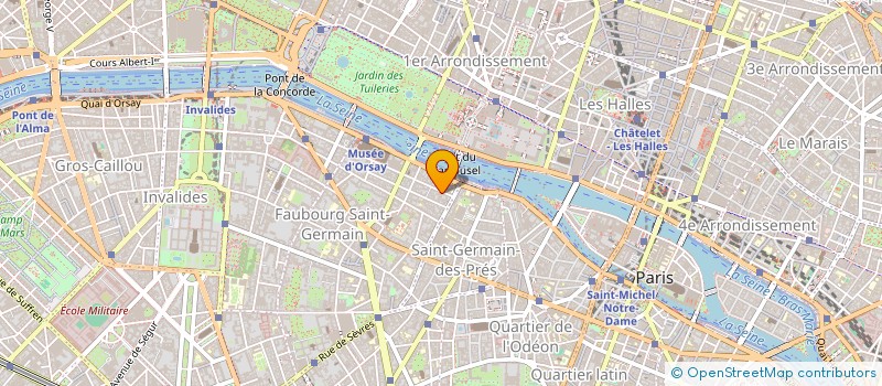 localisation de l'entreprise MADELEINE FAUCHIER MAGNAN  PARIS