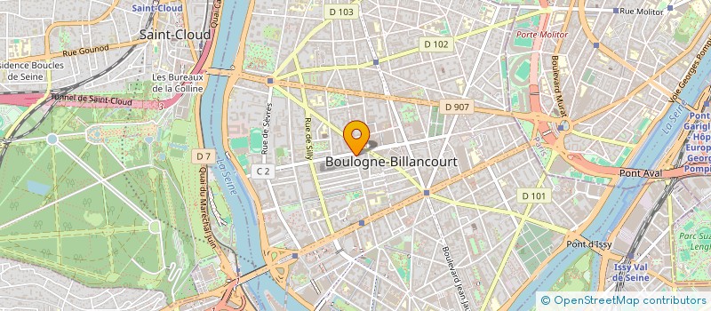 localisation de l'entreprise MADELEINE IMMOBILIER à BOULOGNE-BILLANCOURT