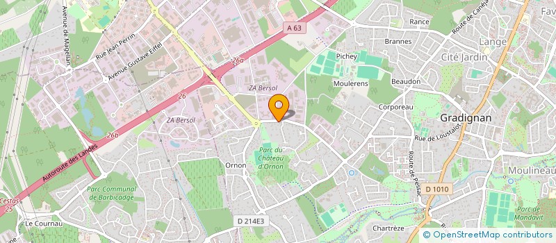 localisation de l'entreprise MADELEINE IMMOBILIERE  GRADIGNAN