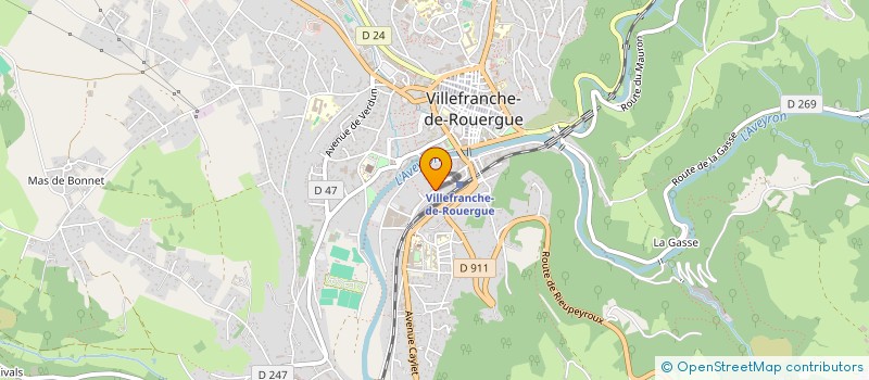 localisation de l'entreprise MADELEINE JEUX à VILLEFRANCHE-DE-ROUERGUE