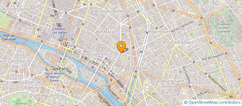 localisation de l'entreprise MADELEINE LAFON  PARIS