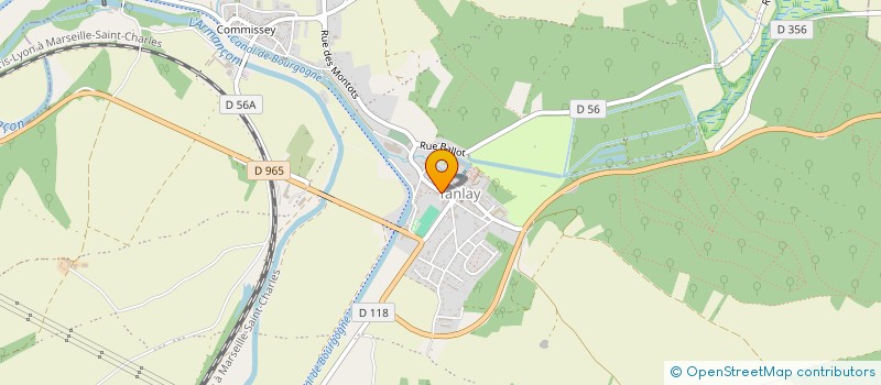 localisation de l'entreprise MADELEINE-LOUISE BILLAT  TANLAY