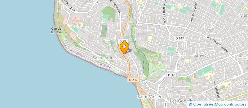 localisation de l'entreprise MADELEINE PARTICIPATIONS à SAINTE-ADRESSE