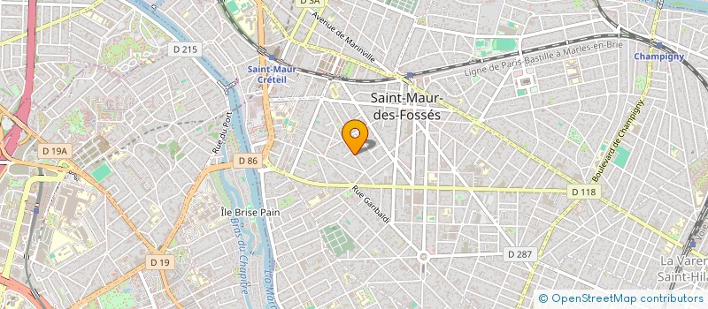 localisation de l'entreprise MADELEINE PATRIMOINE à SAINT-MAUR-DES-FOSSES