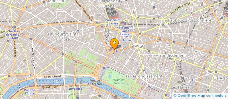 localisation de l'entreprise MADELEINE PATRIMOINE SAS  PARIS