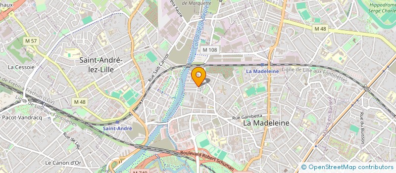 localisation de l'entreprise MADELEINE PRE CATELAN à LA MADELEINE