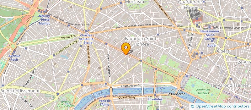 localisation de l'entreprise MADELEINE PROPERTIES  PARIS