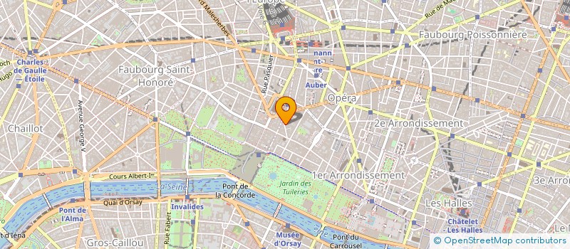 localisation de l'entreprise MADELEINE RESTAURATION  PARIS