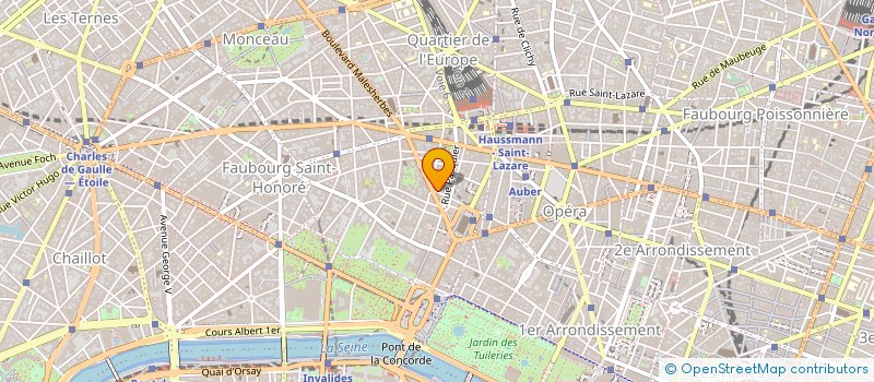 localisation de l'entreprise MADELEINE SANITAIRE à PARIS