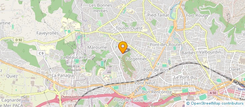 localisation de l'entreprise MADELGUF  TOULON