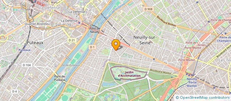 localisation de l'entreprise MADELI à NEUILLY-SUR-SEINE