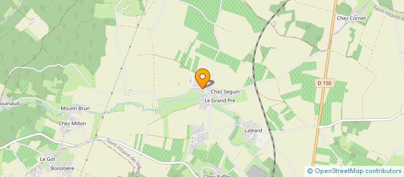 localisation de l'entreprise MADELIA à SAINT-HILAIRE-DE-VILLEFRANCHE