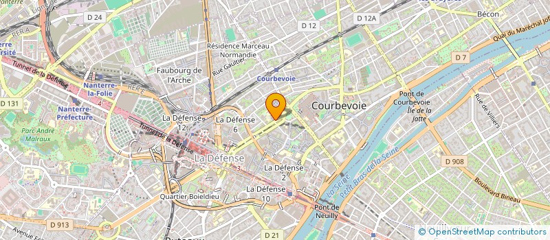 localisation de l'entreprise MADELIE à COURBEVOIE