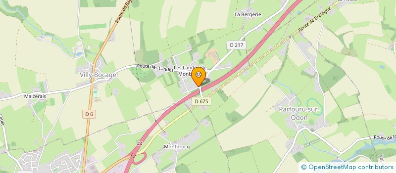 localisation de l'entreprise MADELINE COUVERTURE MACONNERIE  VILLY-BOCAGE