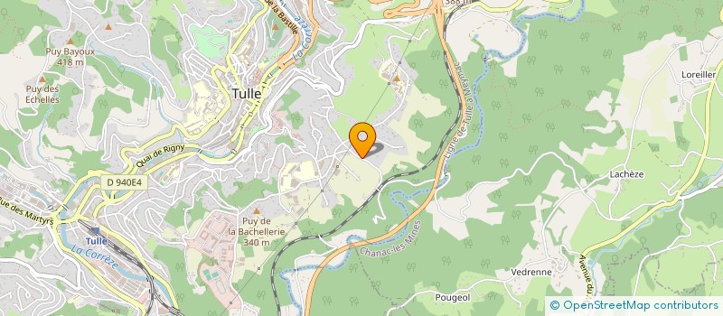 localisation de l'entreprise MADELMOND  TULLE