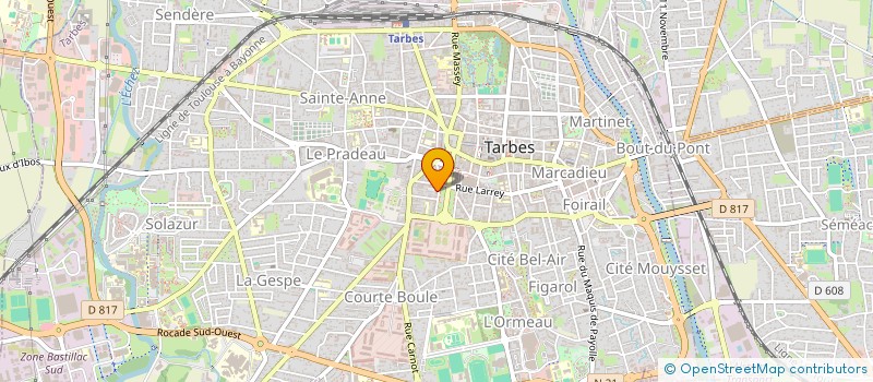 localisation de l'entreprise MADELOC  TARBES