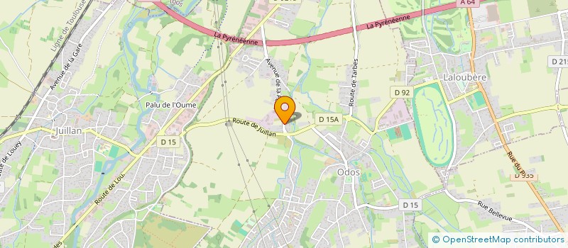 localisation de l'entreprise MADELOC  ODOS