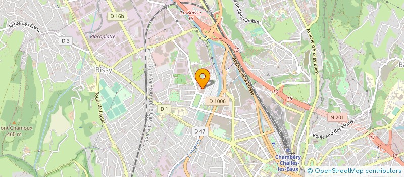 localisation de l'entreprise MADELON à CHAMBERY