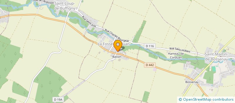 localisation de l'entreprise MADELON  LA FOSSE-CORDUAN