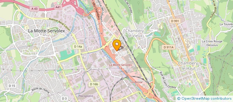 localisation de l'entreprise MADELON CHAMNORD à CHAMBERY