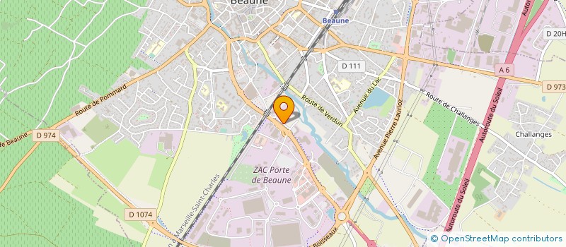 localisation de l'entreprise MADELOR à BEAUNE
