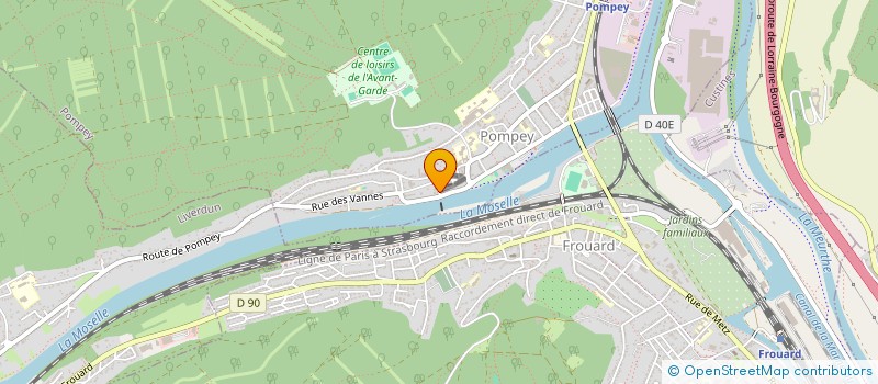 localisation de l'entreprise MADELPAN  POMPEY