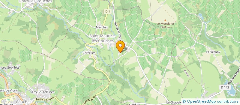 localisation de l'entreprise MADELY  SAINT-MAURICE-LES-COUCHES