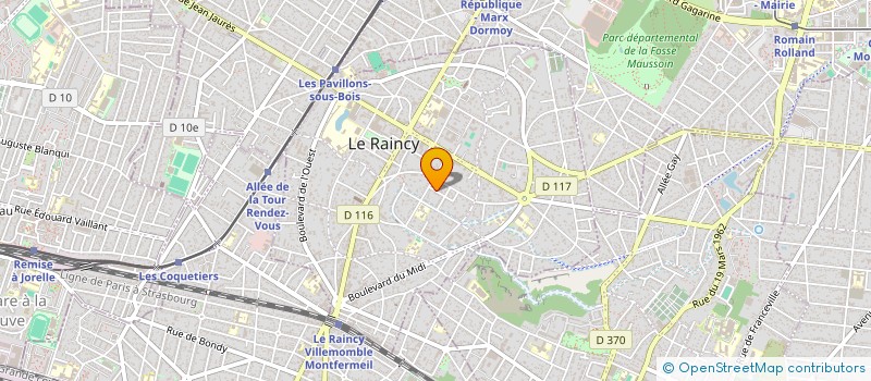localisation de l'entreprise MADELY à LE RAINCY