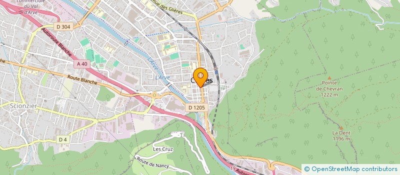 localisation de l'entreprise MADEMOIS'ELLE CELINE  CLUSES