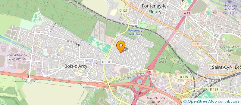 localisation de l'entreprise MADEMOISELLE A TROIS AILES EDITIONS  BOIS-D'ARCY