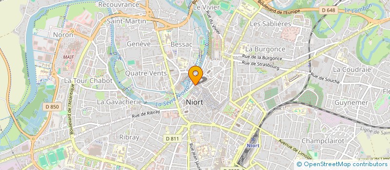 localisation de l'entreprise MADEMOISELLE C. à NIORT