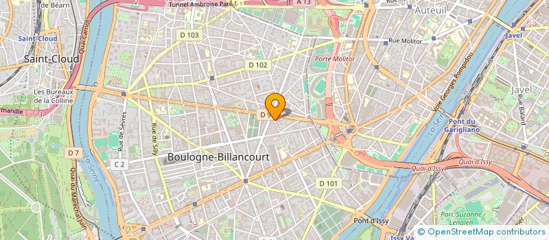 localisation de l'entreprise MADEMOISELLE CACAO à BOULOGNE-BILLANCOURT
