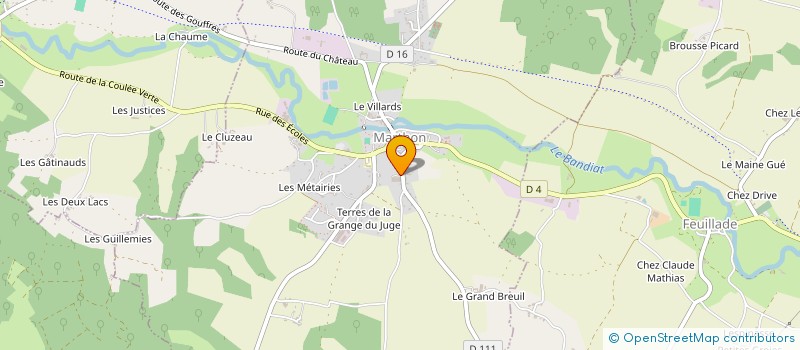 localisation de l'entreprise MADEMOISELLE COCOON à MARTHON