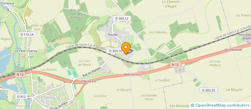 localisation de l'entreprise MADEMOISELLE CREA à CHERISY