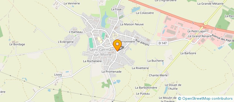 localisation de l'entreprise MADEMOISELLE ECLATANTE à SEVREMOINE
