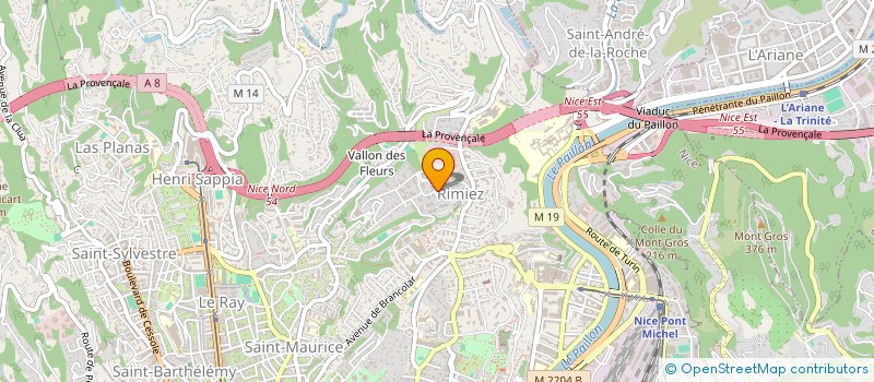 localisation de l'entreprise MADEMOISELLE ET CIE  NICE