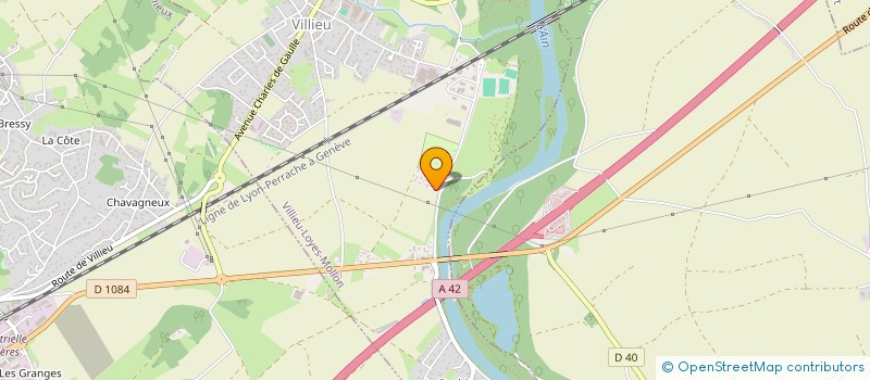 localisation de l'entreprise MADEMOISELLE LIBELLULE  VILLIEU-LOYES-MOLLON