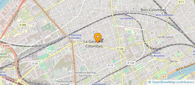 localisation de l'entreprise MADEMOISELLE NON NON à LA GARENNE-COLOMBES