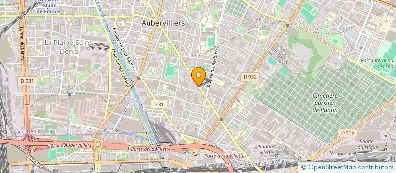 localisation de l'entreprise MADEMOISELLE ODILE FADE à AUBERVILLIERS