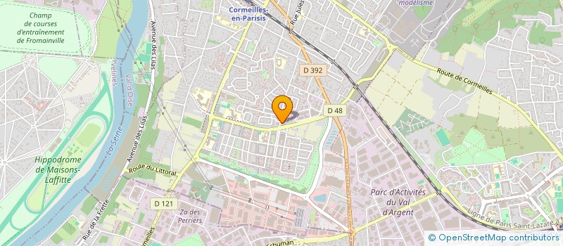 localisation de l'entreprise MADEMOISELLE PAMPA à CORMEILLES-EN-PARISIS