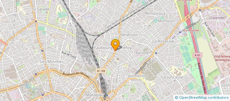 localisation de l'entreprise MADEMOISELLE REBECCA à TOULOUSE