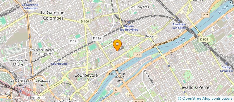 localisation de l'entreprise MADEMOISELLESTEF à COURBEVOIE