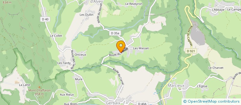 localisation de l'entreprise MADENA HOLDING  SAINT-PIERRE-D'ALVEY