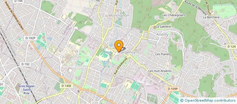 localisation de l'entreprise MADENCO à CERGY
