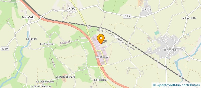 localisation de l'entreprise MADEO  TREMEUR