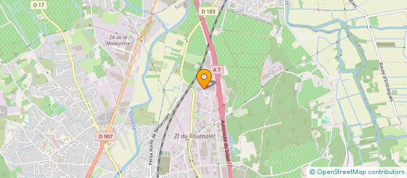 localisation de l'entreprise MADER COMPOSITES FRANCE à SORGUES